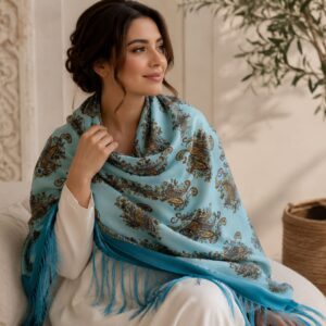 شال وطرحة قطن تركي - Image 2