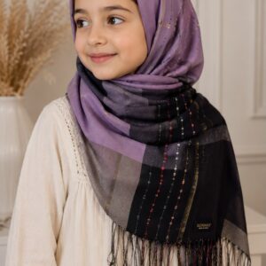 شال وطرحة قطن تركي دبل فيس - Image 4