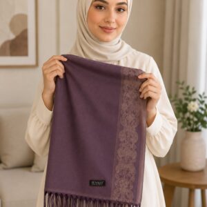 شال وطرحة قطن تركي - Image 3