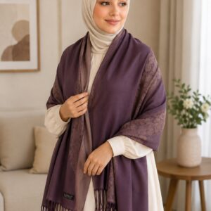 شال وطرحة قطن تركي