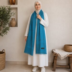 شال وطرحة قطن تركي - Image 4