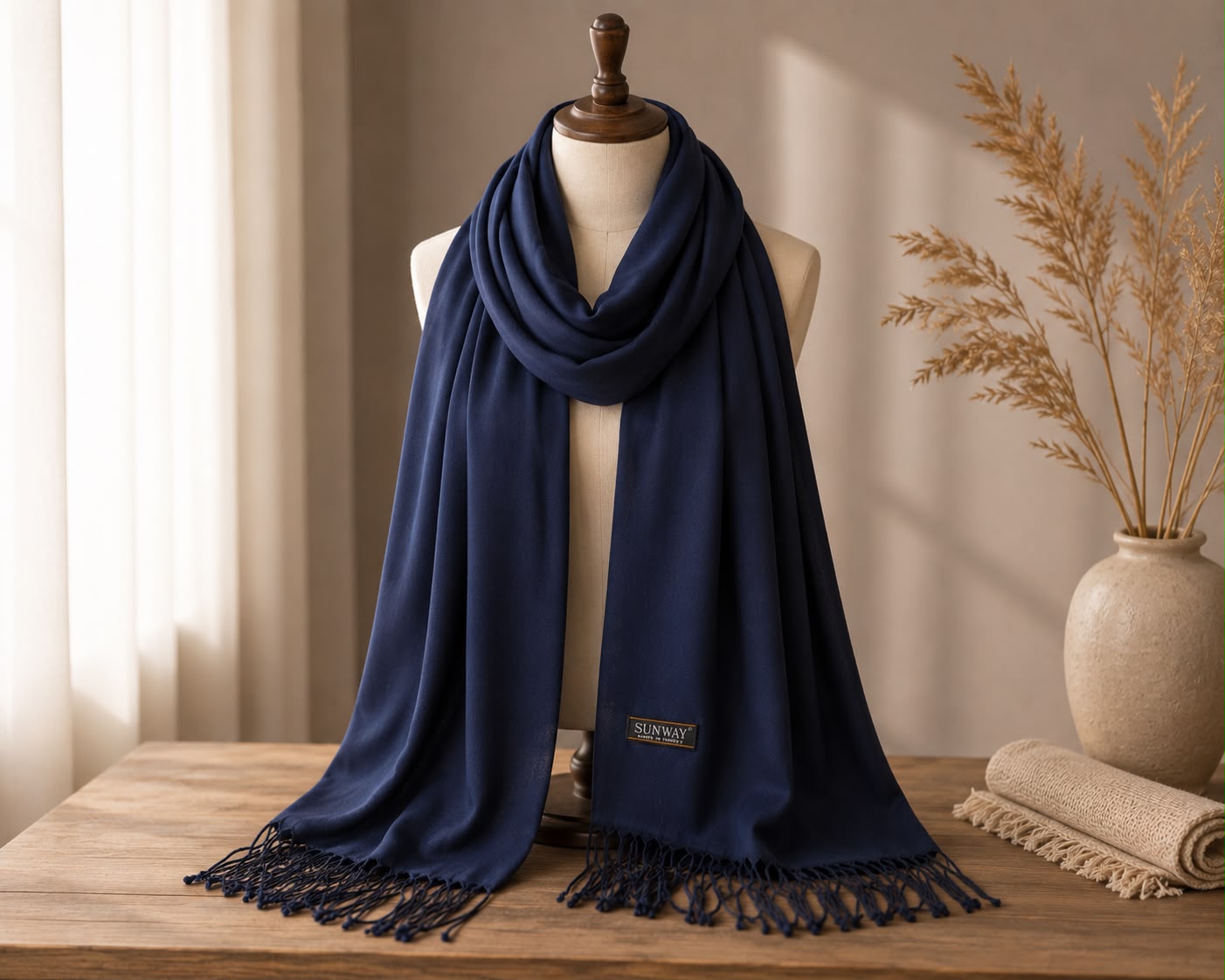شال وطرحة قطن تركي - Image 2