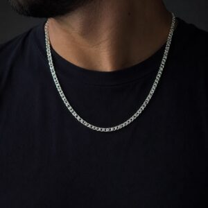 سلسلة فضة رجالي - Image 1